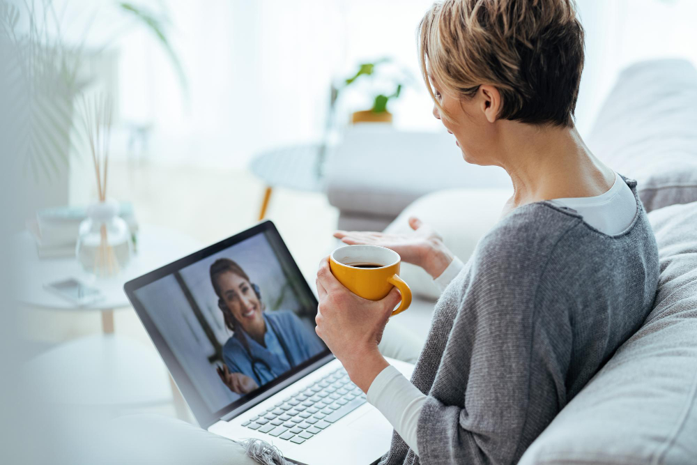 Mental wellness telehealth consultation support session